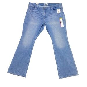 Levis Signature Gold Jeans Women's 22M Blue Bootcut Mid Rise Stretch Denim NWT